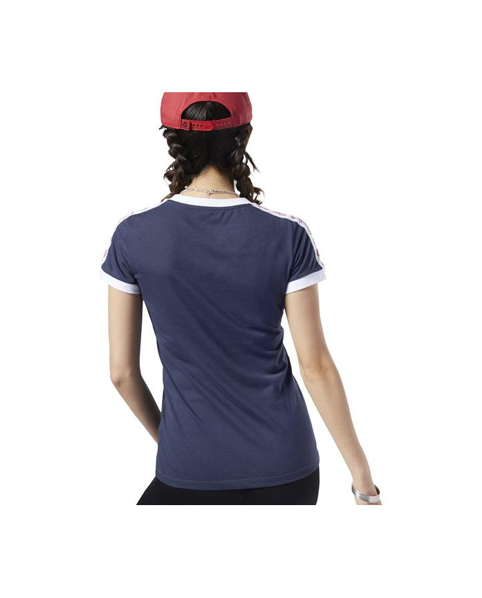 Reebok Damski T-shirt Linear Logo Tee FI2020 Granatowy | Sklep Monotox