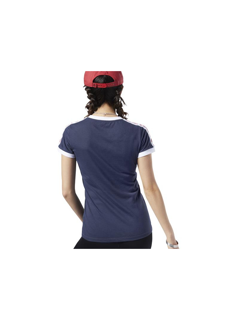 Reebok Damski T-shirt Linear Logo Tee FI2020 Granatowy | Sklep Monotox