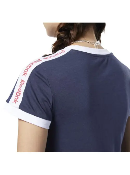 Reebok Damski T-shirt Linear Logo Tee FI2020 Granatowy | Sklep Monotox