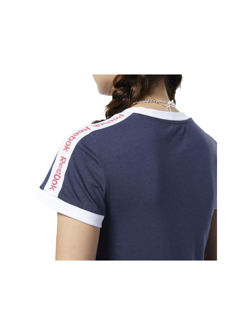 Reebok Damski T-shirt Linear Logo Tee FI2020 Granatowy | Sklep Monotox