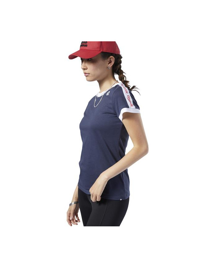 Reebok Damski T-shirt Linear Logo Tee FI2020 Granatowy | Sklep Monotox