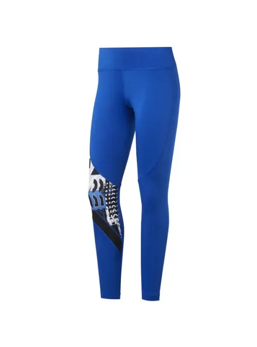 Reebok Damskie Legginsy Wor Myt Aop Tight FK6787 Niebieski | Sklep Monotox