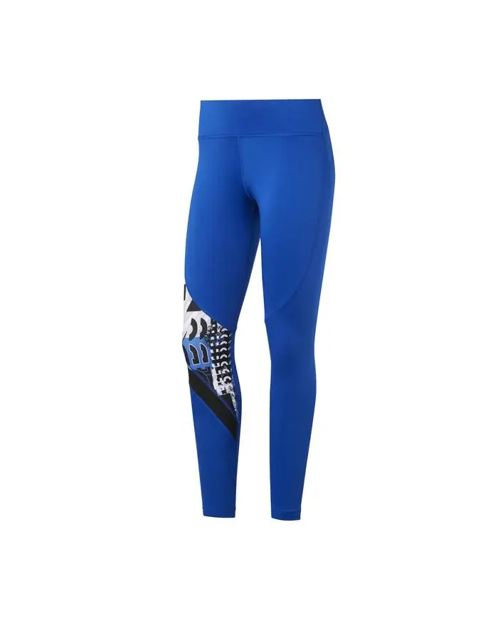 Reebok Damskie Legginsy Wor Myt Aop Tight FK6787 Niebieski | Sklep Monotox