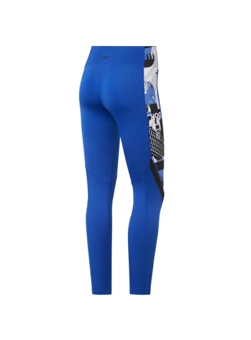 Reebok Damskie Legginsy Wor Myt Aop Tight FK6787 Niebieski | Sklep Monotox