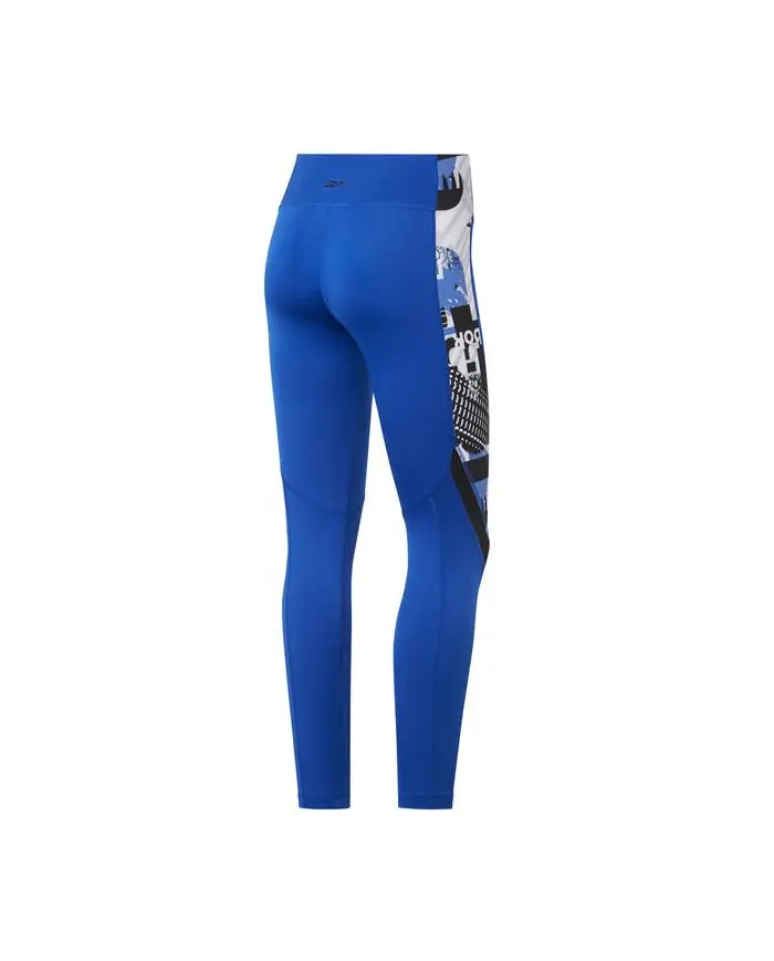 Reebok Damskie Legginsy Wor Myt Aop Tight FK6787 Niebieski | Sklep Monotox