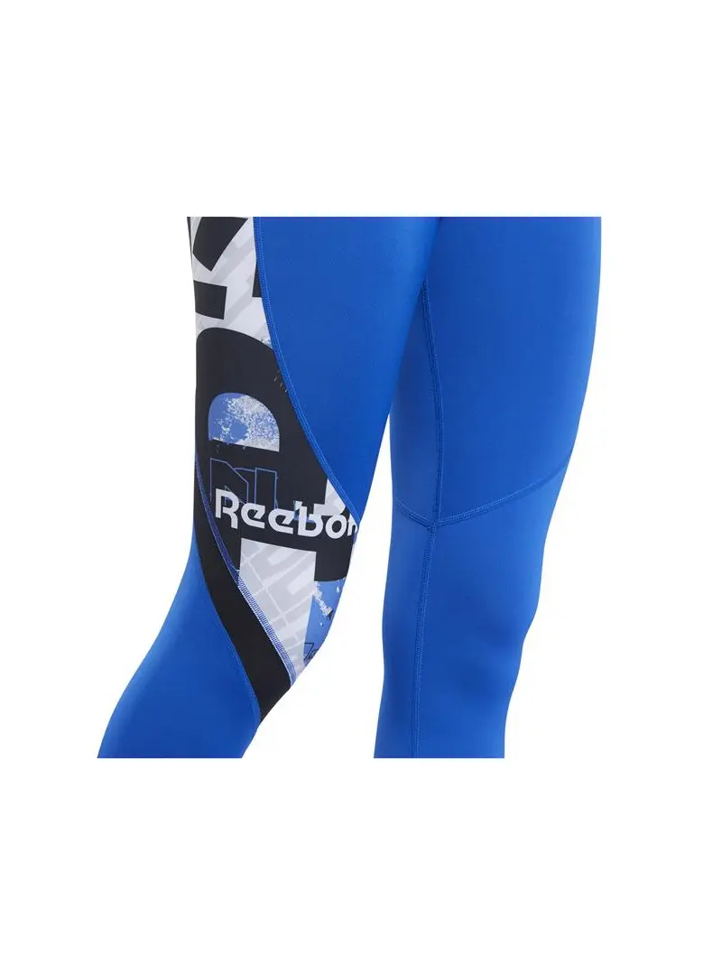 Reebok Damskie Legginsy Wor Myt Aop Tight FK6787 Niebieski | Sklep Monotox
