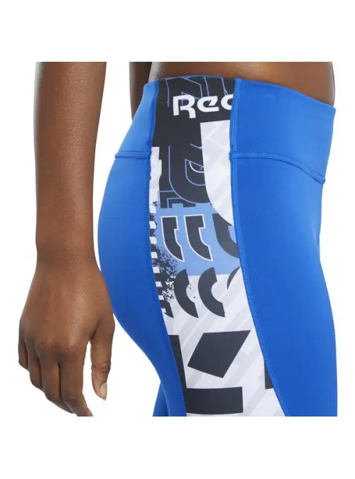 Reebok Damskie Legginsy Wor Myt Aop Tight FK6787 Niebieski | Sklep Monotox