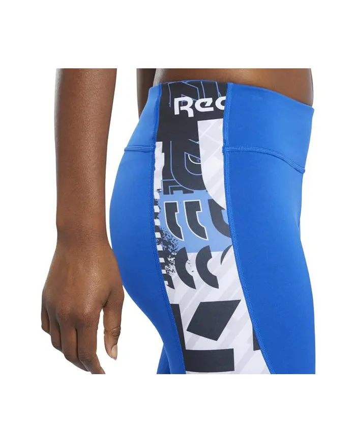 Reebok Damskie Legginsy Wor Myt Aop Tight FK6787 Niebieski | Sklep Monotox