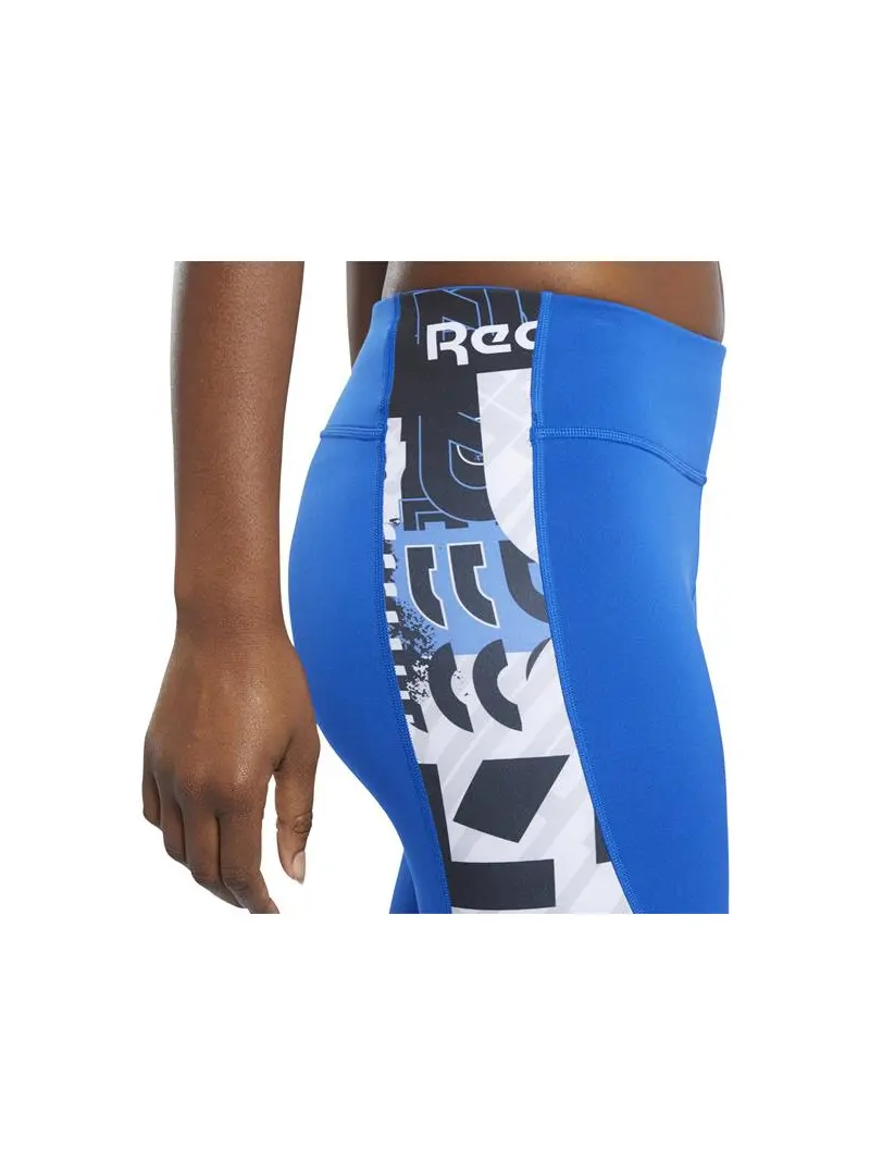 Reebok Damskie Legginsy Wor Myt Aop Tight FK6787 Niebieski | Sklep Monotox