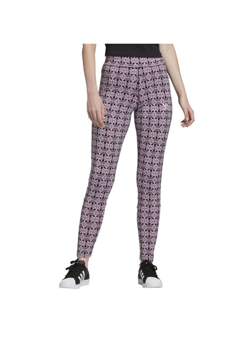 Adidas Damskie Legginsy Aop Tights FL4133 Czarny | Sklep Monotox