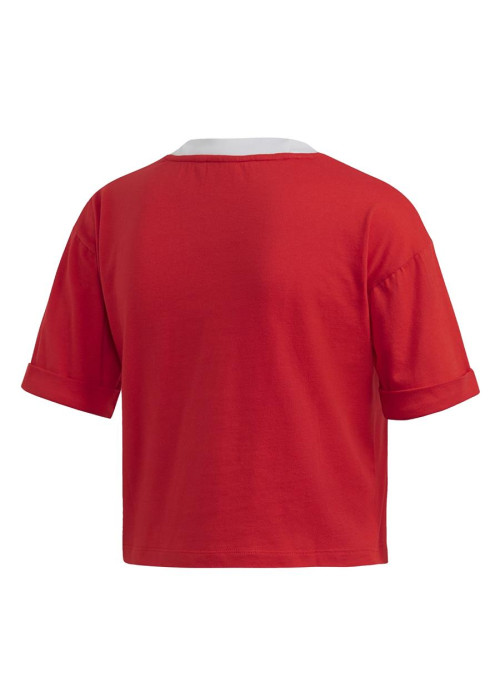 Adidas Damski Top Crop Top FM3258 Czerwony | Sklep Monotox