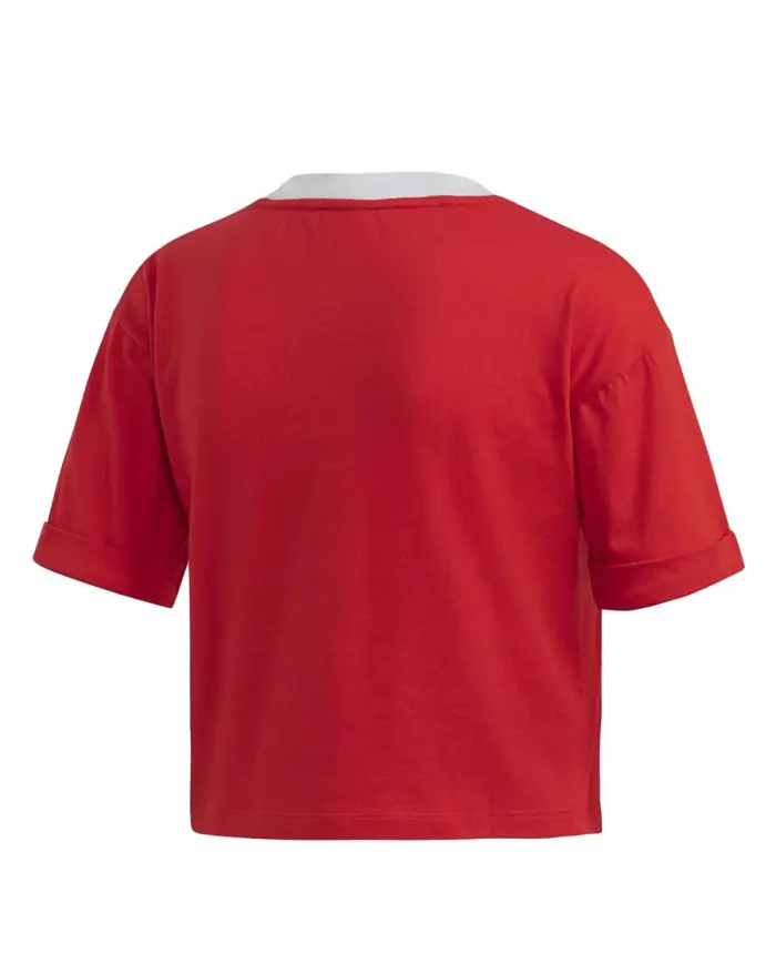 Adidas Damski Top Crop Top FM3258 Czerwony | Sklep Monotox