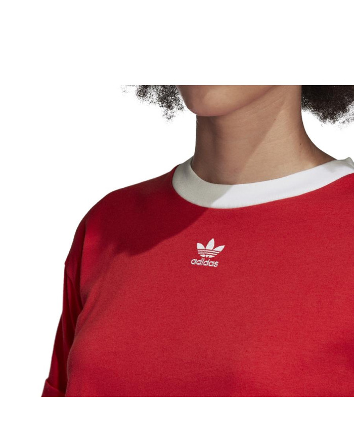 Adidas Damski Top Crop Top FM3258 Czerwony | Sklep Monotox