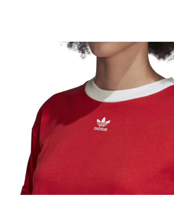 Adidas Damski Top Crop Top FM3258 Czerwony | Sklep Monotox