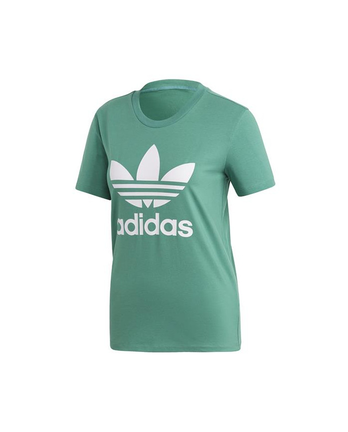 Adidas Damski T-shirt Trefoil Tee FM3300 Zielony | Sklep Monotox