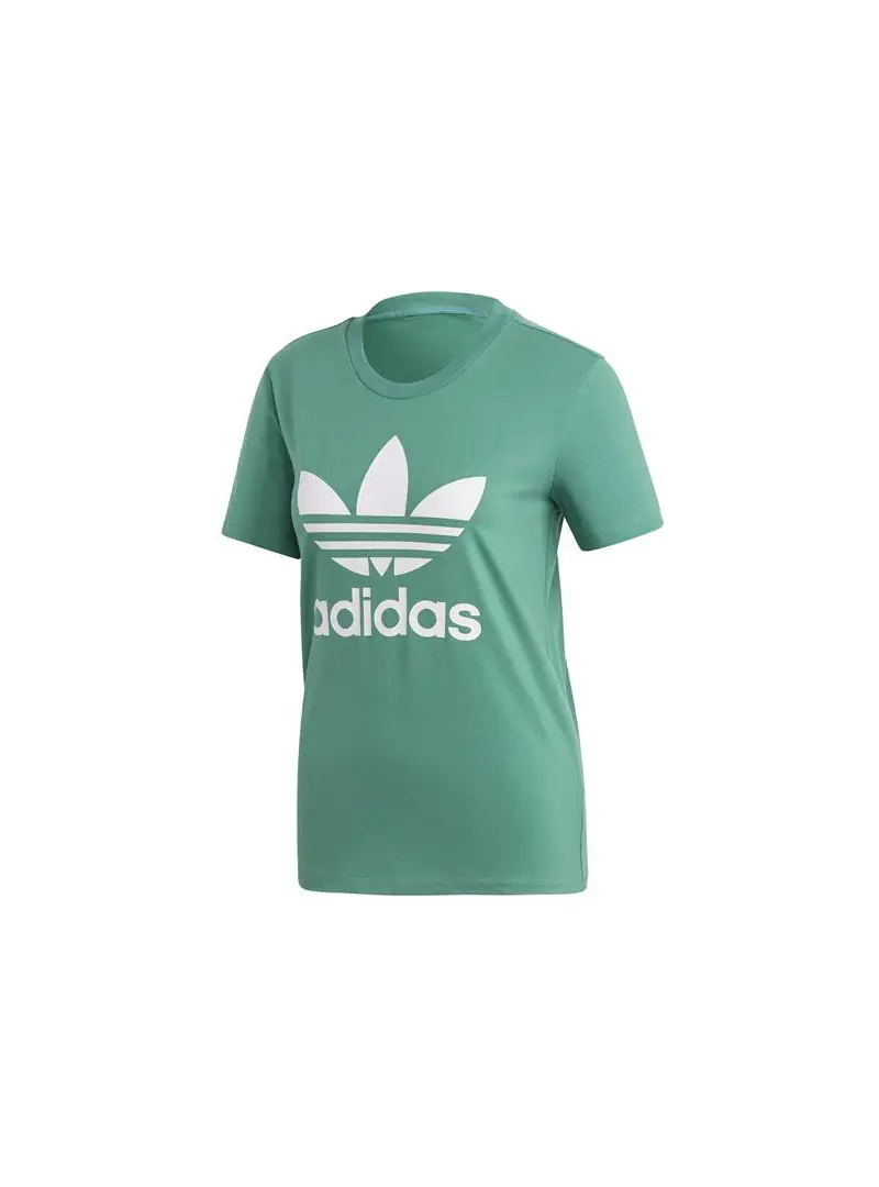 Adidas Damski T-shirt Trefoil Tee FM3300 Zielony | Sklep Monotox