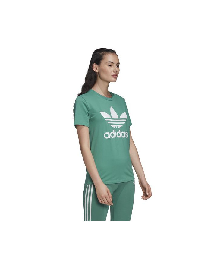 Adidas Damski T-shirt Trefoil Tee FM3300 Zielony | Sklep Monotox