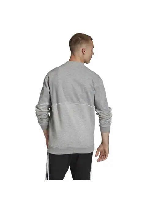 Adidas Męska Bluza Outline Crw Flc FM3921 Szary | Sklep Monotox