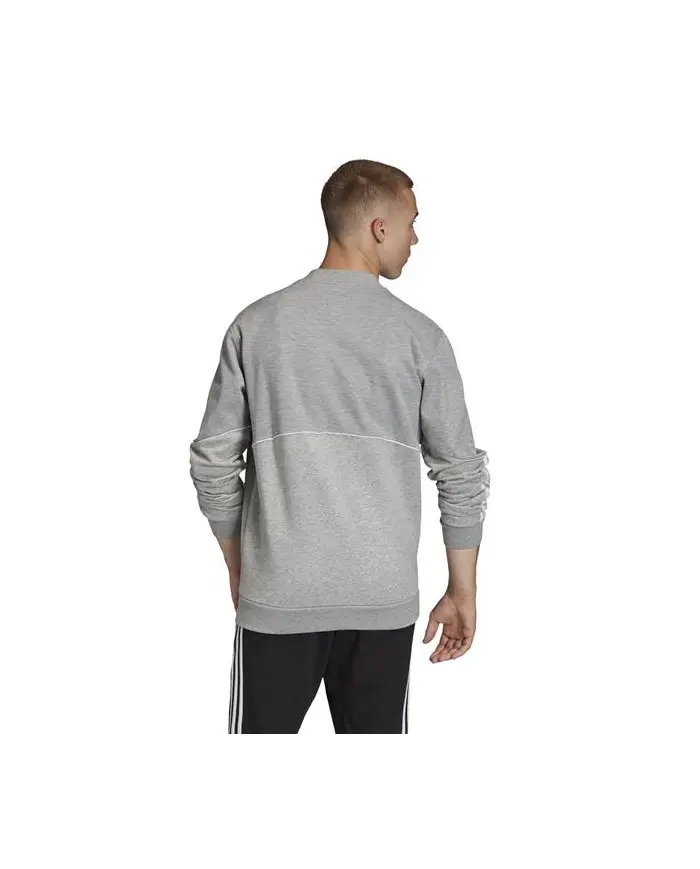 Adidas Męska Bluza Outline Crw Flc FM3921 Szary | Sklep Monotox