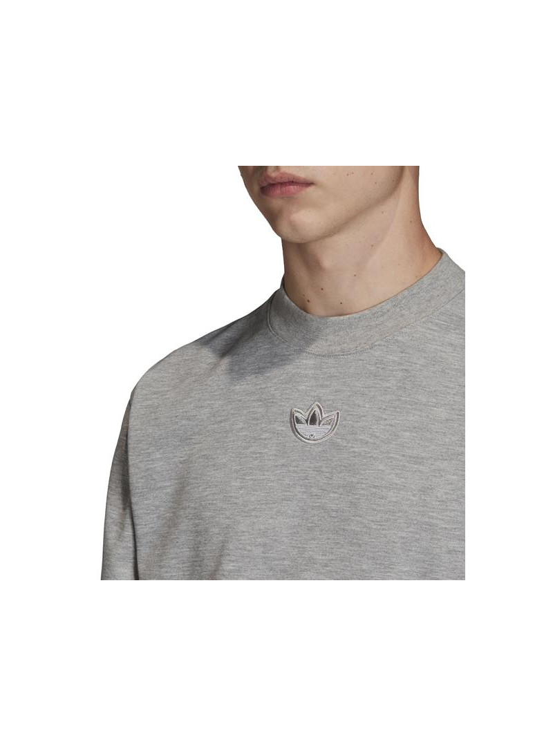 Adidas Męska Bluza Outline Crw Flc FM3921 Szary | Sklep Monotox