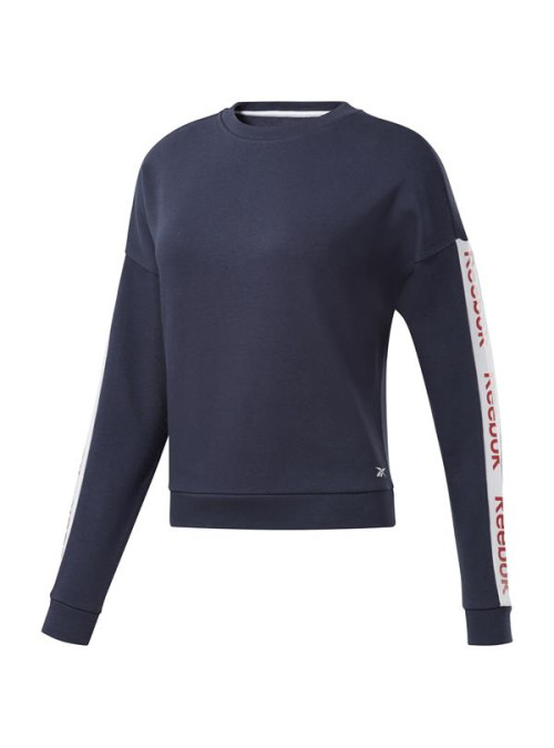 Reebok Damska Bluza Linear Logo Crew FR8157 Niebieski | Sklep Monotox