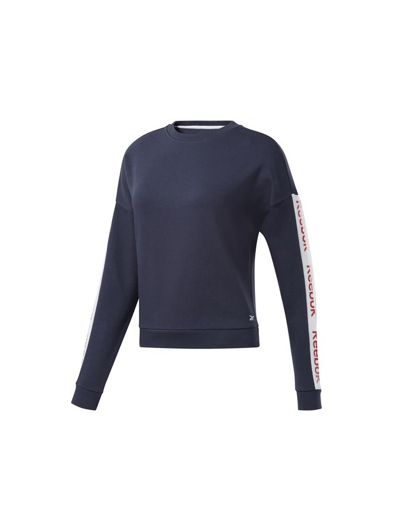 Reebok Damska Bluza Linear Logo Crew FR8157 Niebieski | Sklep Monotox