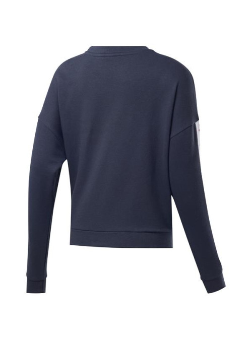 Reebok Damska Bluza Linear Logo Crew FR8157 Niebieski | Sklep Monotox