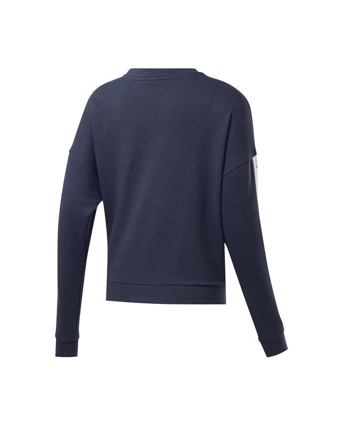 Reebok Damska Bluza Linear Logo Crew FR8157 Niebieski | Sklep Monotox