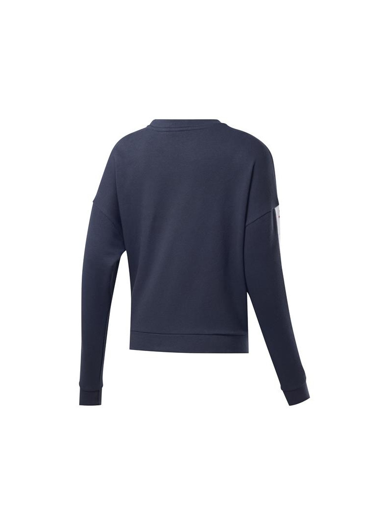 Reebok Damska Bluza Linear Logo Crew FR8157 Niebieski | Sklep Monotox