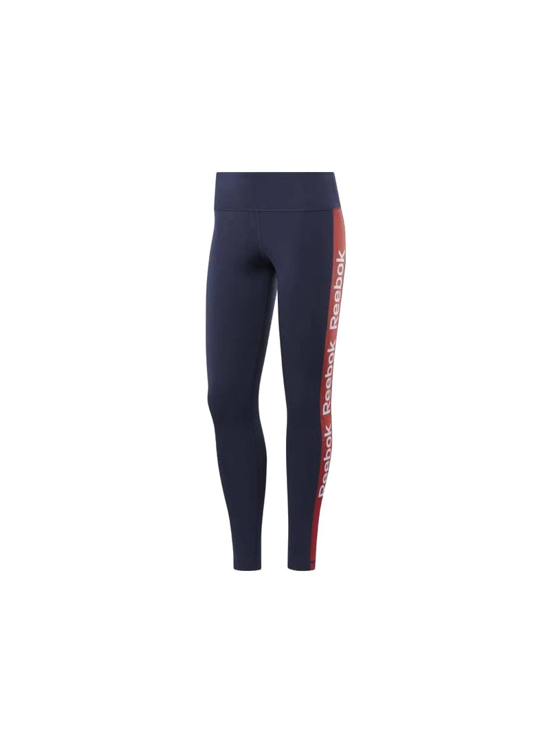 Reebok Damskie Legginsy Linear Logo Poly Tight FR8179 Niebieski | Sklep Monotox