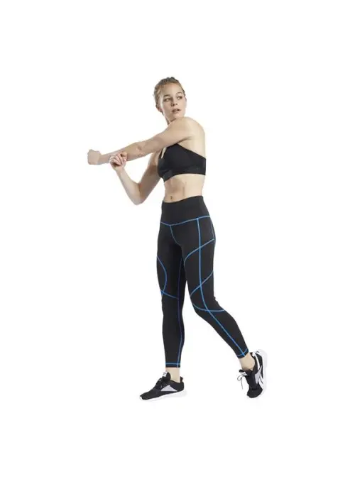 Reebok Damskie Legginsy Wor Myt Stitch Tight FT0869 Czarny | Sklep Monotox