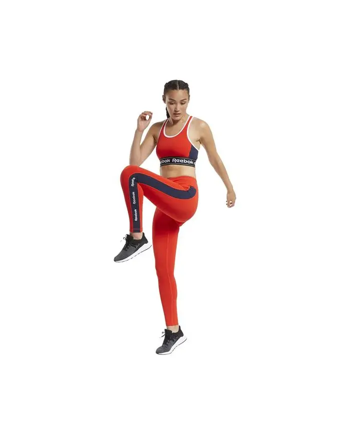 Reebok Damskie Spodnie Te Linear Logo Ct L FT0906 Czerwony | Sklep Monotox