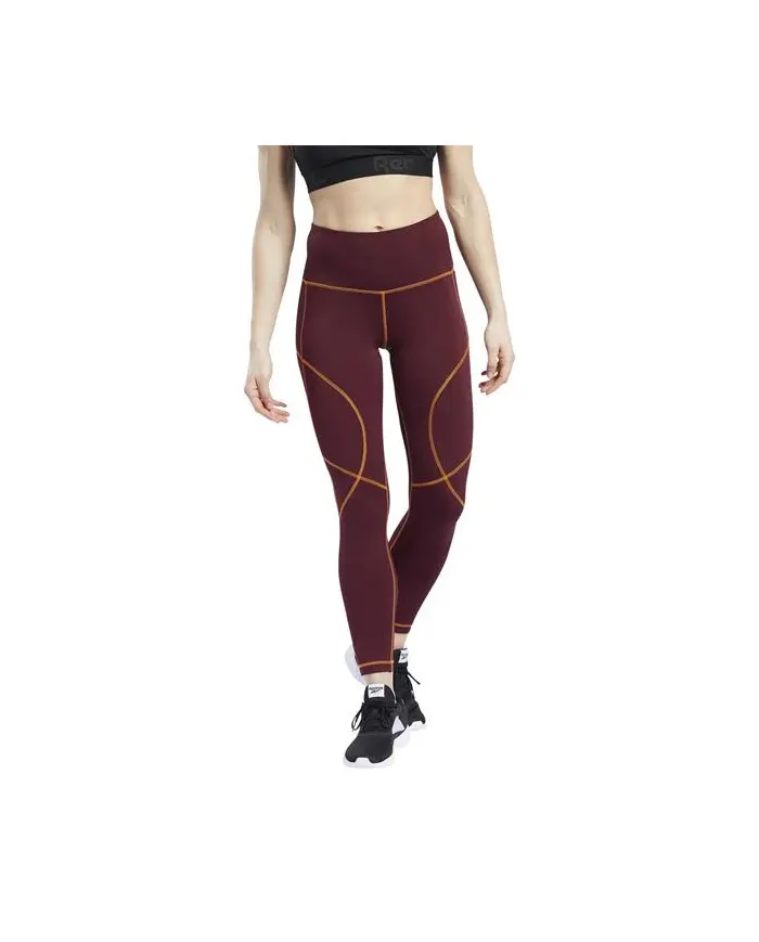 Reebok Damskie Legginsy Wor Myt Stitch Tight FU2434 Czerwony | Sklep Monotox