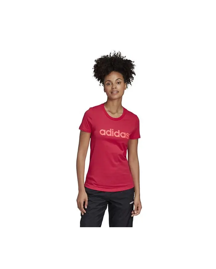Adidas Damski T-shirt W E Lin Slim T GD2930 Czerwony | Sklep Monotox