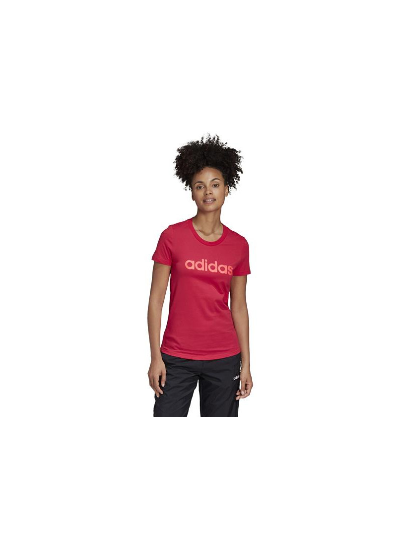 Adidas Damski T-shirt W E Lin Slim T GD2930 Czerwony | Sklep Monotox