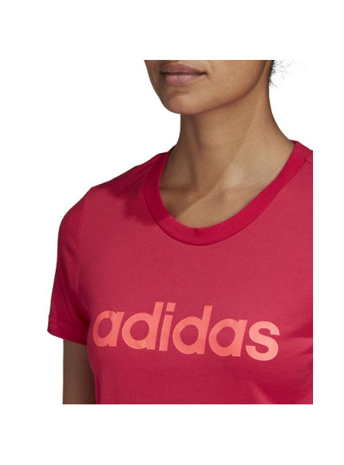 Adidas Damski T-shirt W E Lin Slim T GD2930 Czerwony | Sklep Monotox