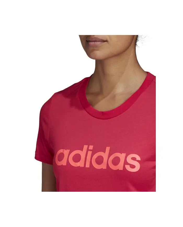 Adidas Damski T-shirt W E Lin Slim T GD2930 Czerwony | Sklep Monotox