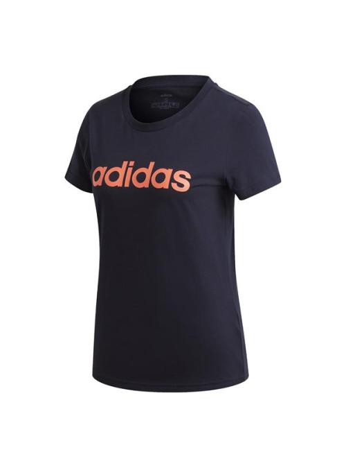 Adidas Damski T-shirt W E Lin Slim T GD2931 Niebieski | Sklep Monotox