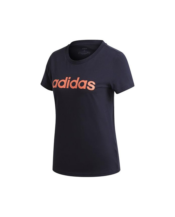 Adidas Damski T-shirt W E Lin Slim T GD2931 Niebieski | Sklep Monotox