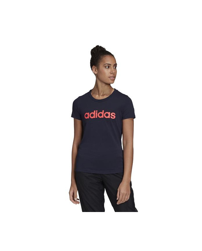 Adidas Damski T-shirt W E Lin Slim T GD2931 Niebieski | Sklep Monotox