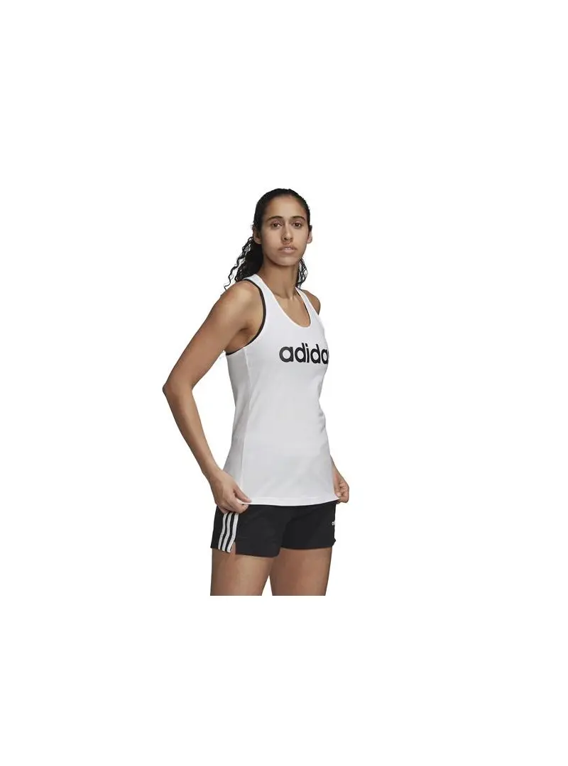 Adidas Damski Top W E Lin Slim Tk GE1108 Biały | Sklep Monotox