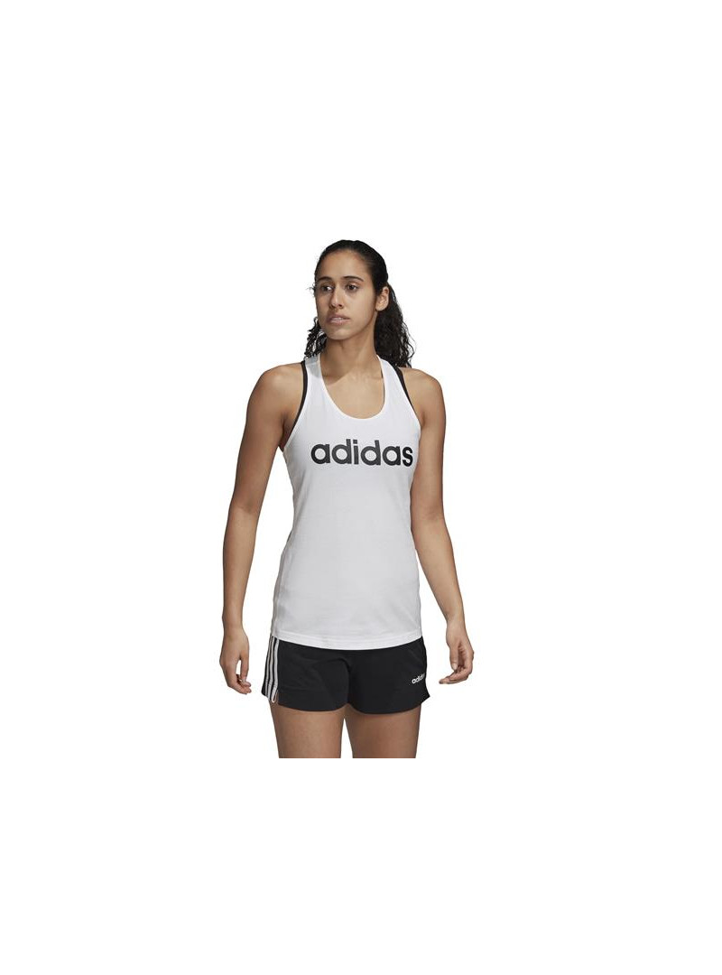 Adidas Damski Top W E Lin Slim Tk GE1108 Biały | Sklep Monotox