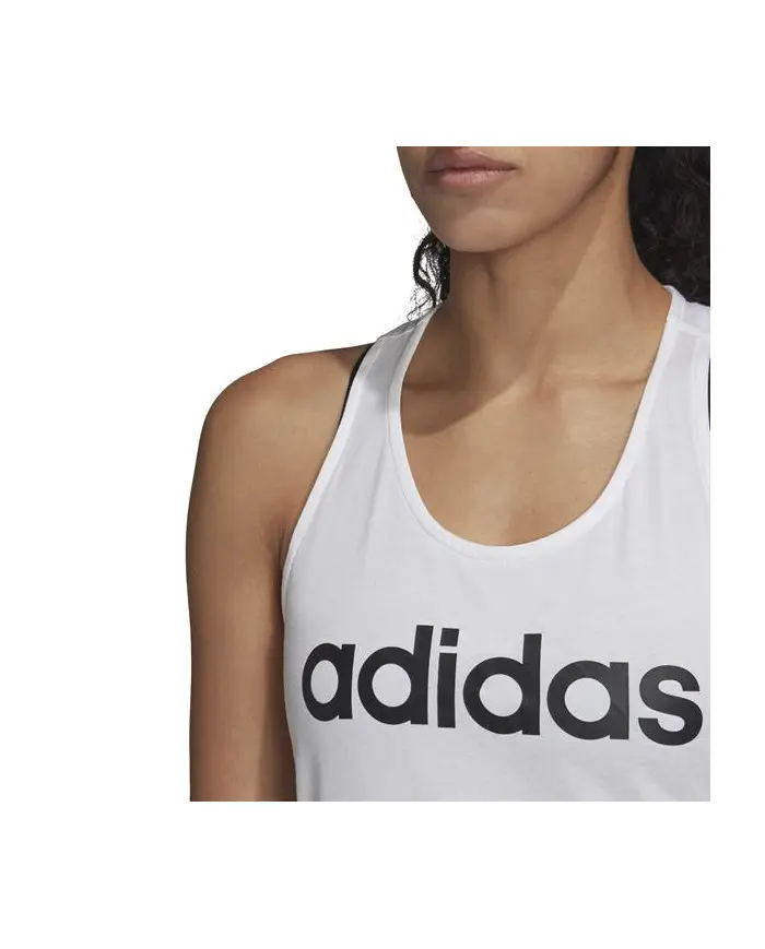 Adidas Damski Top W E Lin Slim Tk GE1108 Biały | Sklep Monotox
