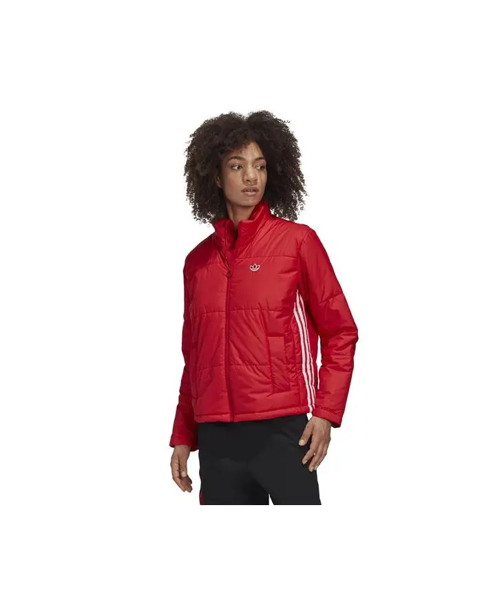 Adidas Damska Kurtka Short Puffer GK8556 Czerwony | Sklep Monotox