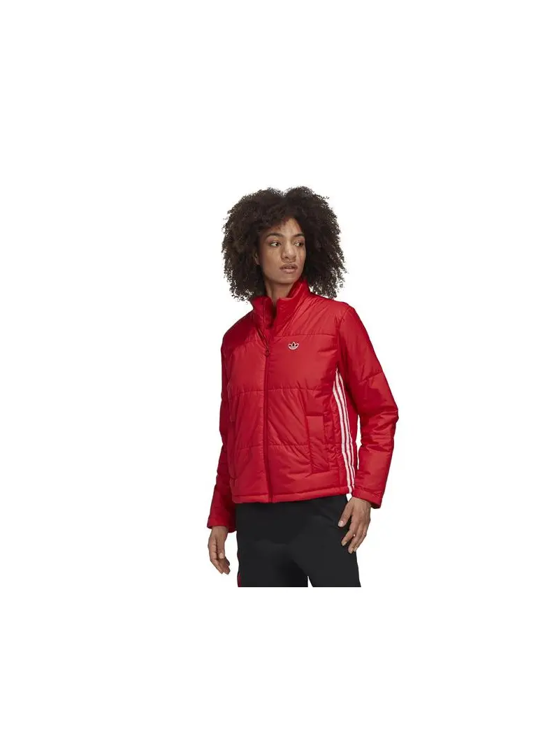 Adidas Damska Kurtka Short Puffer GK8556 Czerwony | Sklep Monotox