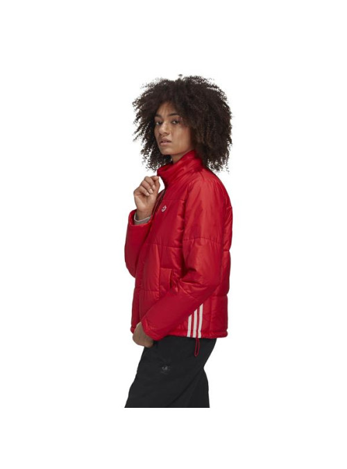 Adidas Damska Kurtka Short Puffer GK8556 Czerwony | Sklep Monotox
