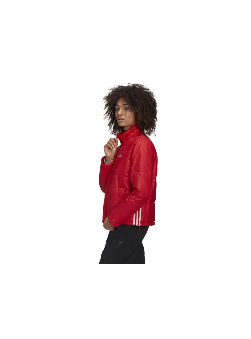 Adidas Damska Kurtka Short Puffer GK8556 Czerwony | Sklep Monotox