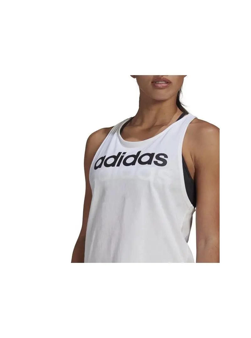 Adidas Damski Top W Lin Tk GL0567 Biały | Sklep Monotox