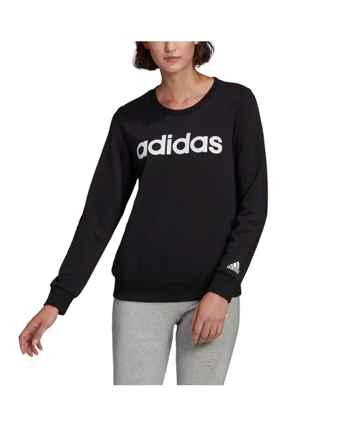 Adidas Damska Bluza W Lin Ft Swt GL0718 Czarny | Sklep Monotox