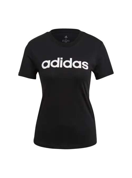 Adidas :: Koszulka damska adidas Performance W LIN TEE GL0769 - Czarna | Sklep Monotox